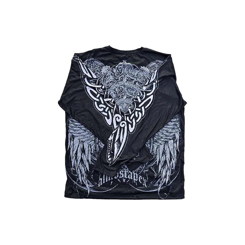 Long sleeve grunge tee