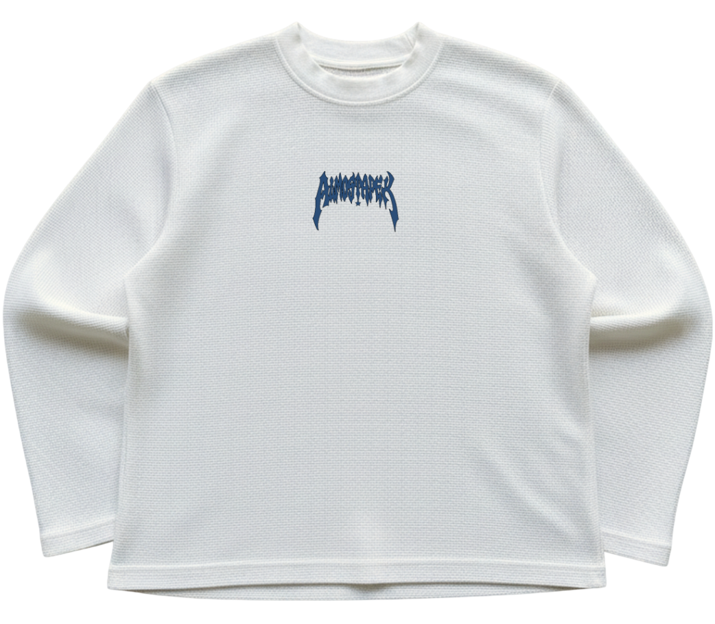 Skeleton Waffle knit Tee