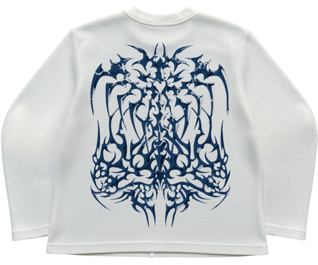 Skeleton Waffle knit Tee