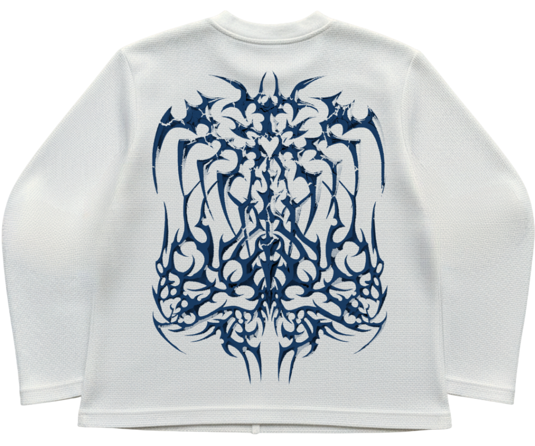 Skeleton Waffle knit Tee